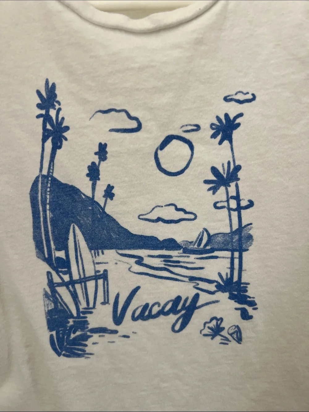 ⭐️3/$15 (S6/7) Old Navy Vacay Surfboard Tee Shirt